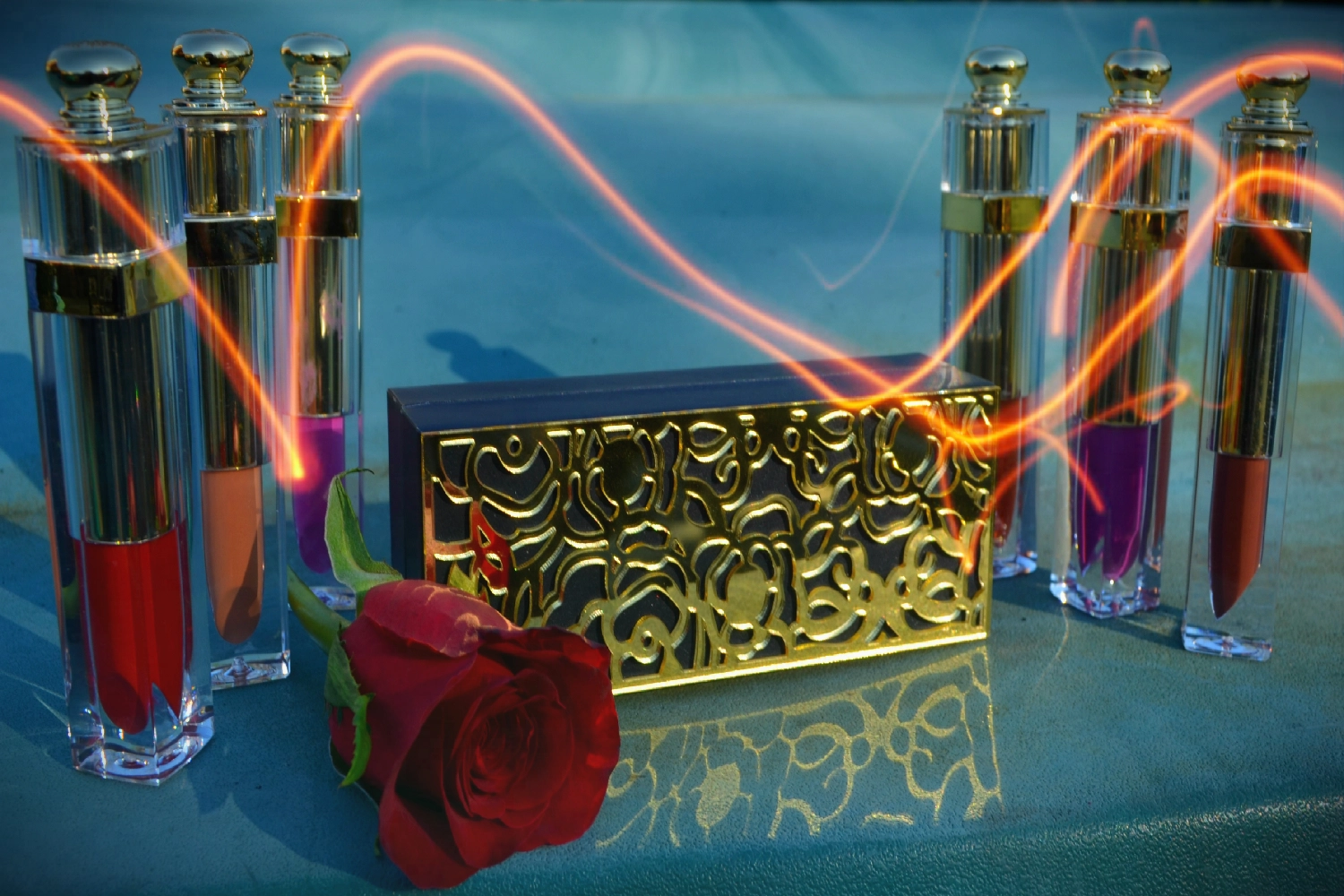 lady thulston objet d'art handmade box and vegan-halal lipsticks